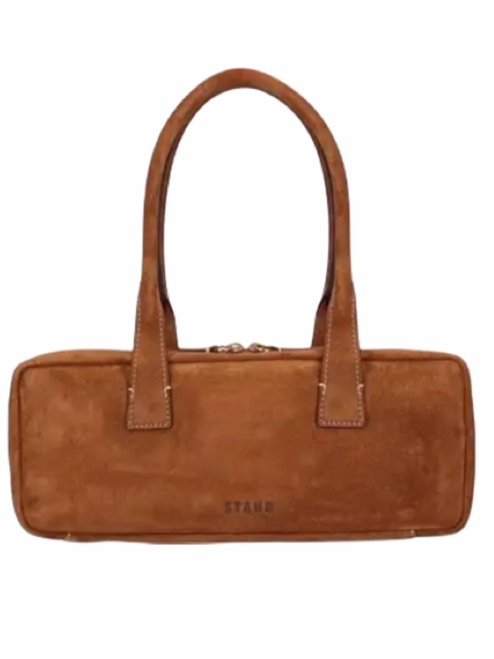 New w/ Tags Staud Brown Suede The Dude Bag